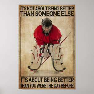 Hockey ist besser als du vorher poster
