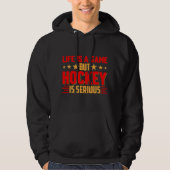 Hockey ist ernst hoodie (Vorderseite)