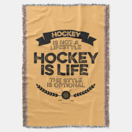 Hockey ist kein Lifestyle Decke