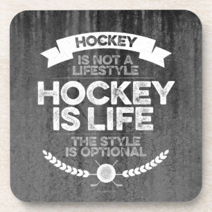 Hockey ist kein Lifestyle Untersetzer
