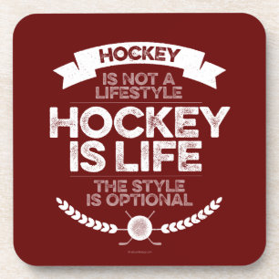 Hockey ist kein Lifestyle Untersetzer