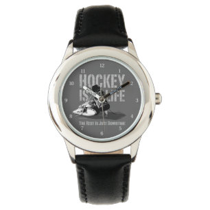 Hockey ist Leben Armbanduhr