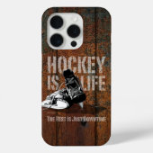 Hockey ist Leben Case-Mate iPhone Hülle (Rückseite)