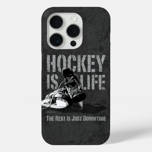 Hockey ist Leben Case-Mate iPhone Hülle (Rückseite)