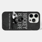 Hockey ist Leben Case-Mate iPhone Hülle (Rückseite (Horizontal))