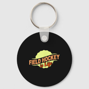 Hockey ist Leben Cool Sports Fan Athlet Com Schlüsselanhänger