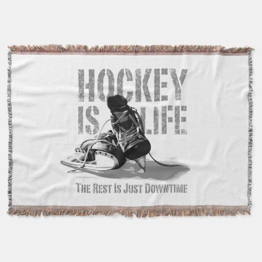 Hockey ist Leben Decke (Vorderseite)