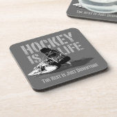 Hockey ist Leben Getränkeuntersetzer (Linke Seite)