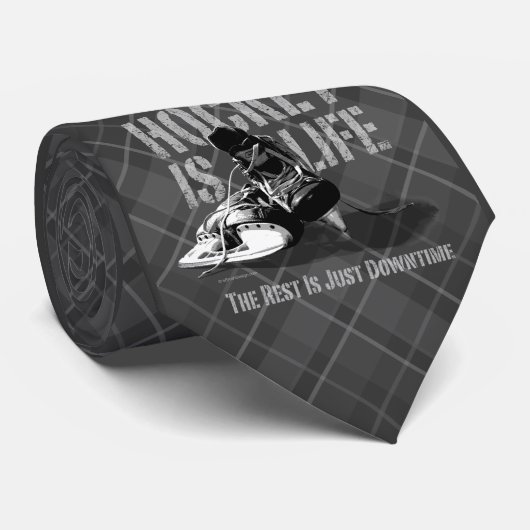 Hockey ist Leben Krawatte (Gerollt)