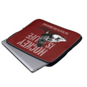 Hockey ist Leben Laptopschutzhülle (Vorne Knopf)