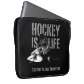 Hockey ist Leben Laptopschutzhülle (Vorne Rechts)