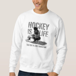 Hockey ist Leben Sweatshirt