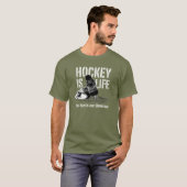 Hockey ist Leben T-Shirt (Vorne ganz)