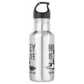 Hockey ist Leben Trinkflasche (Vorderseite)
