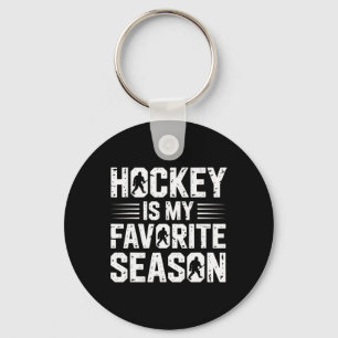 Hockey ist meine Lieblingsjahreszeit für Enthusias Schlüsselanhänger