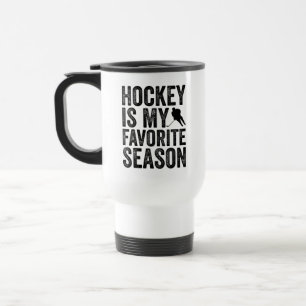 Hockey ist meine Lieblingsjahreszeit Reisebecher