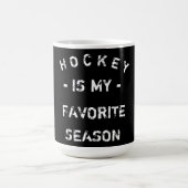 HOCKEY ist meine Lieblingssaison Kaffeetasse (Mittel)
