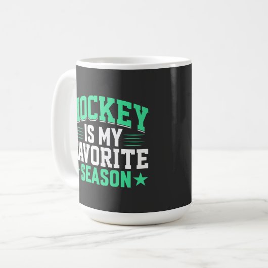 Hockey ist meine Lieblingssaison Kaffeetasse (Vorderseite Links)