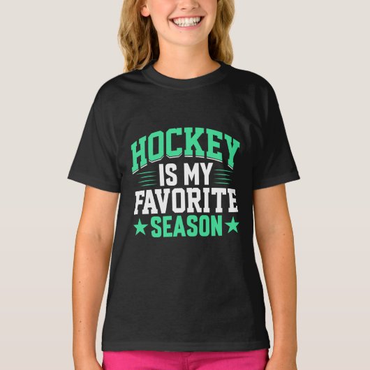Hockey ist meine Lieblingssaison T-Shirt (Vorderseite)