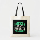 Hockey ist meine Lieblingssaison Tragetasche (Vorne)