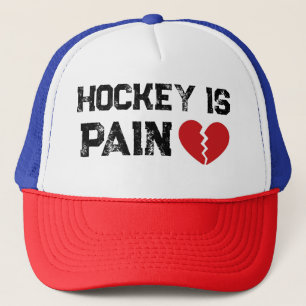 Hockey ist PAIN Trucker Hat Truckerkappe