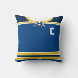 Hockey Jersey Name & Number Template Custom Pillow Kissen