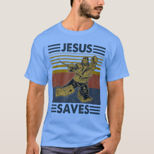 Hockey Jesus rettet lustigen Hockeyhe Penalty Bo M T-Shirt