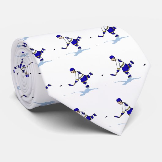 Hockey-Junge 6 Krawatte (Gerollt)