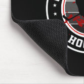 Hockey-Jungen-Kram oder Blut geben, Eishockey spie Mousepad (Ecke)