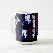HOCKEY KAFFEETASSE (Vorderseite Links)