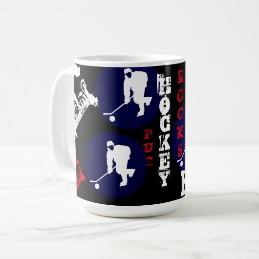 HOCKEY KAFFEETASSE (Vorderseite Links)