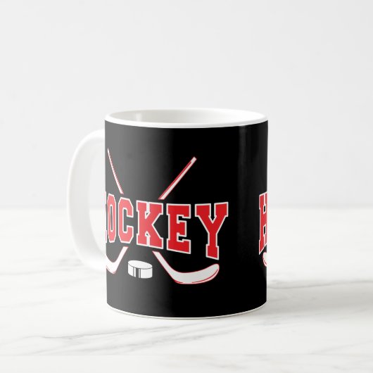 Hockey Kaffeetasse (Vorderseite Links)