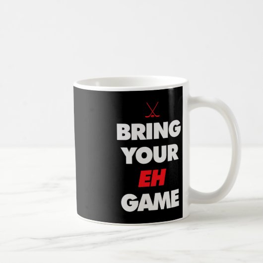 Hockey - Kanada bringt EH Game mit Kaffeetasse (Rechts)