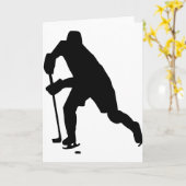 Hockey Karte (Gelbe Blume)