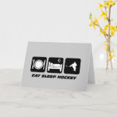 Hockey Karte (Gelbe Blume)