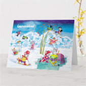 Hockey Karte (Gelbe Blume)