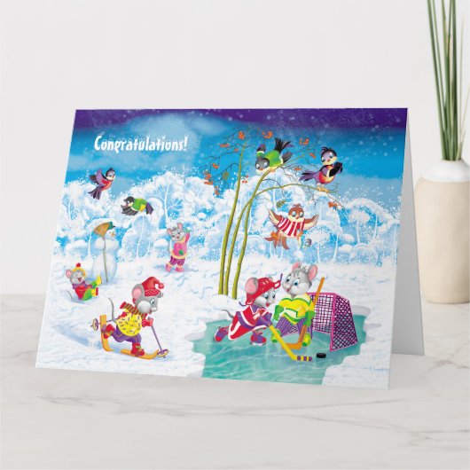 Hockey Karte (Vorderseite)