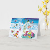 Hockey Karte (Gelbe Blume)