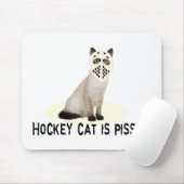 Hockey-Katze Pissed Mousepad (Mit Mouse)