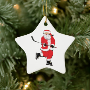 Hockey-Keepake-Ornament Keramikornament