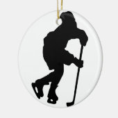 Hockey Keramik Ornament (Links)