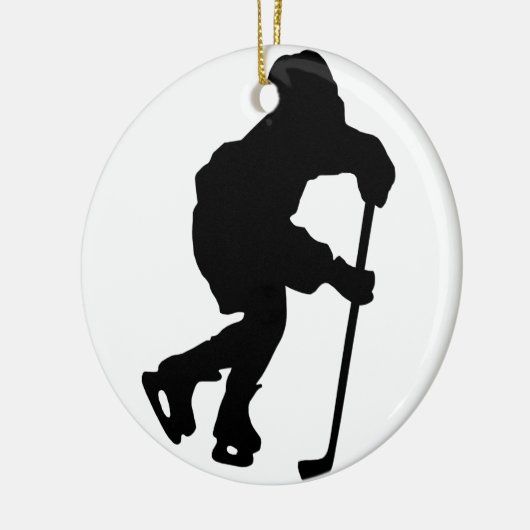 Hockey Keramik Ornament (Links)