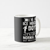 Hockey Kids Ice Hockey Boy Ice Hockey Player Boy Kaffeetasse (VorderseiteRechts)