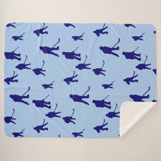 Hockey Kids Sherpa Decke Sherpadecke (Vorderseite (Horizontal))