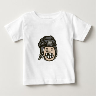 Hockey-Kinderschwarzes Baby T-shirt