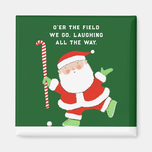 Hockey-Kleine Geschenk Magnet (Vorne)