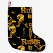 Hockey Kleiner Weihnachtsstrumpf (Vorderseite)