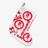 Hockey Kleiner Weihnachtsstrumpf (Vorderansicht (hängend))