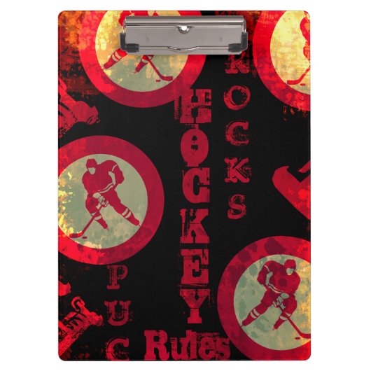 Hockey Klemmbrett (Vorderseite)