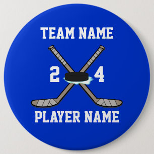 Hockey-Knöpfe Button